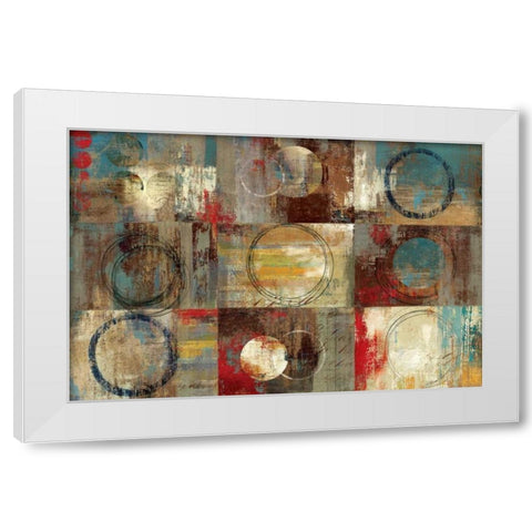 All Around Play White Modern Wood Framed Art Print by Reeves, Tom