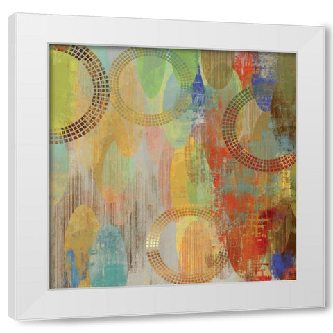 Side by Side II White Modern Wood Framed Art Print by Reeves, Tom