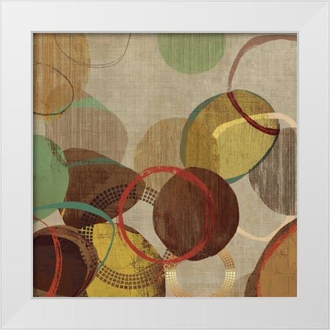 Crash II White Modern Wood Framed Art Print by Reeves, Tom