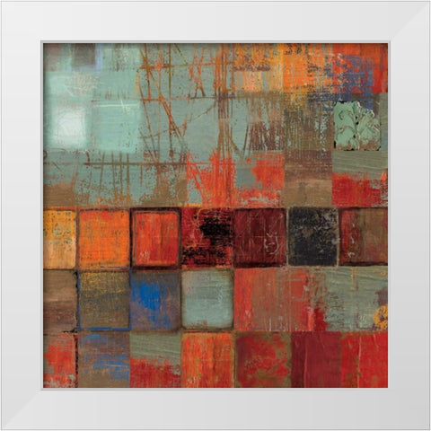 Ecetera I  White Modern Wood Framed Art Print by Reeves, Tom