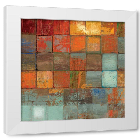 Ecetera II White Modern Wood Framed Art Print by Reeves, Tom