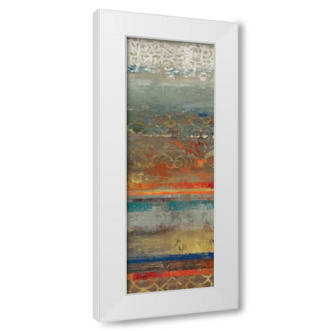 Lace Abstract I White Modern Wood Framed Art Print by Reeves, Tom