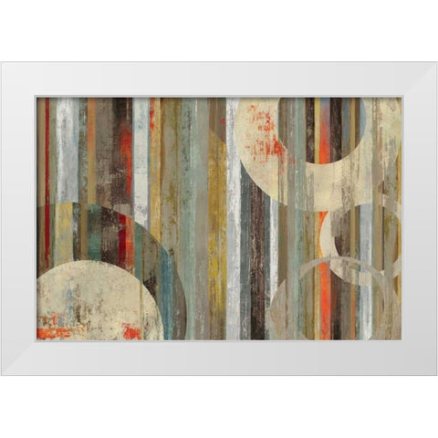 Savannah White Modern Wood Framed Art Print by Reeves, Tom