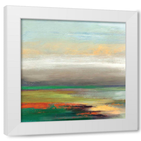 Tribute II White Modern Wood Framed Art Print by Reeves, Tom