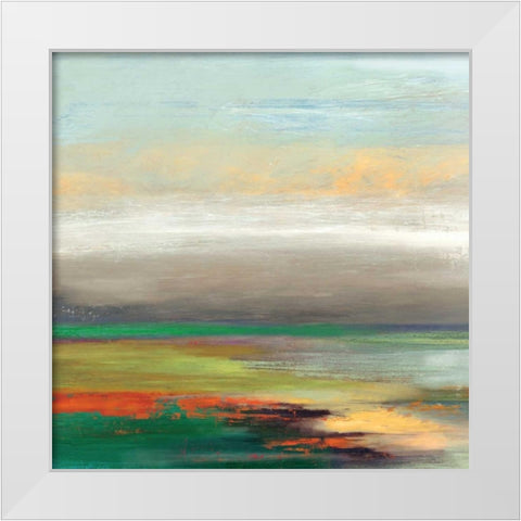 Tribute II White Modern Wood Framed Art Print by Reeves, Tom