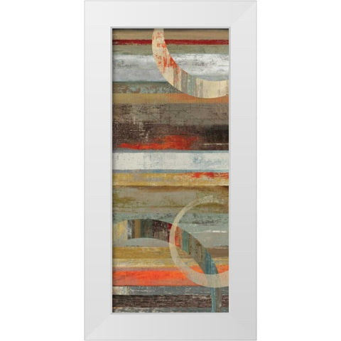Avery I White Modern Wood Framed Art Print by Reeves, Tom