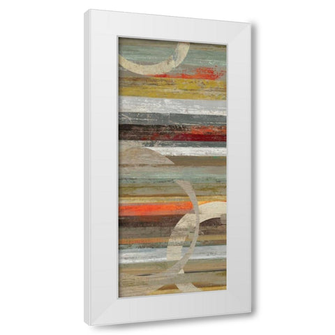 Avery II White Modern Wood Framed Art Print by Reeves, Tom