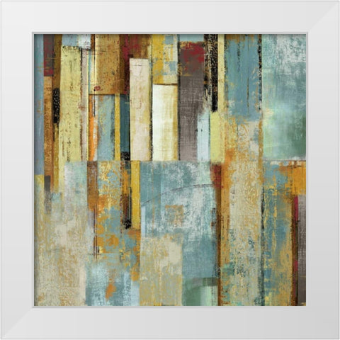 Tribeca I White Modern Wood Framed Art Print by Reeves, Tom