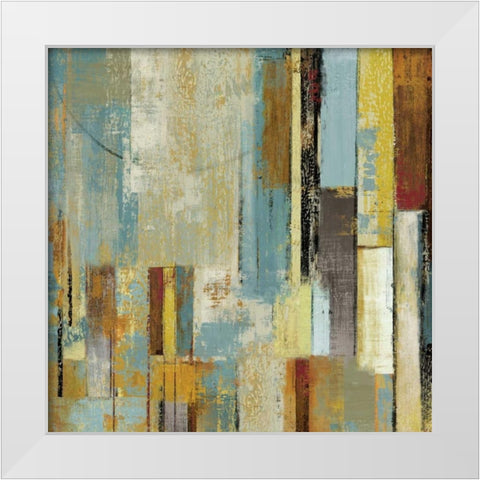Tribeca II White Modern Wood Framed Art Print by Reeves, Tom