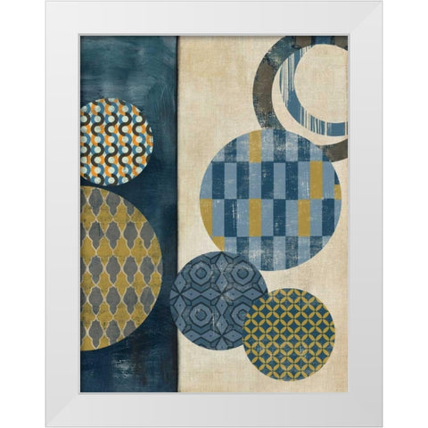 Harmony I White Modern Wood Framed Art Print by Reeves, Tom