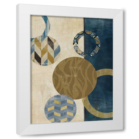 Harmony II White Modern Wood Framed Art Print by Reeves, Tom