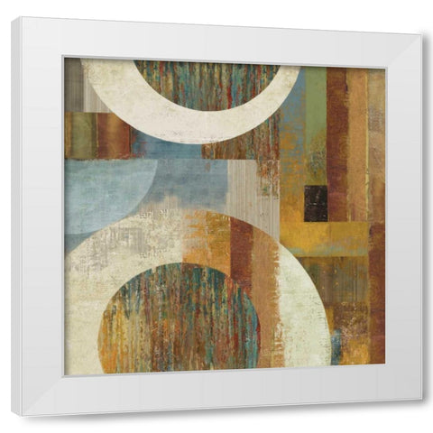 Division I White Modern Wood Framed Art Print by Reeves, Tom