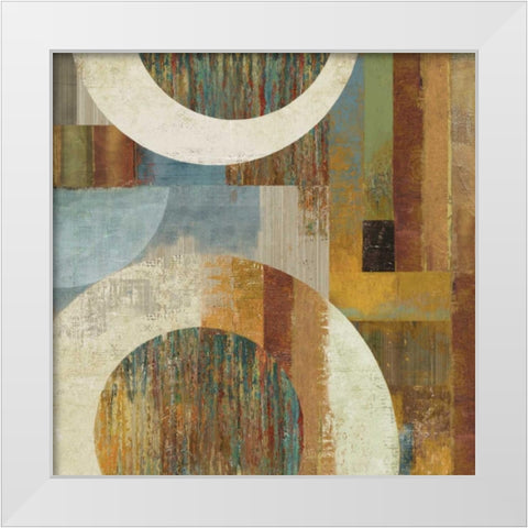 Division I White Modern Wood Framed Art Print by Reeves, Tom