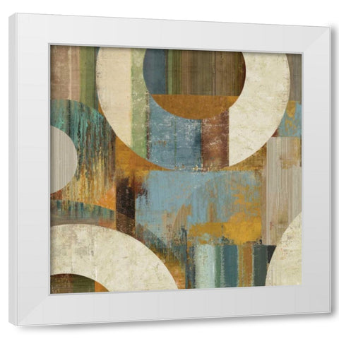 Division II White Modern Wood Framed Art Print by Reeves, Tom