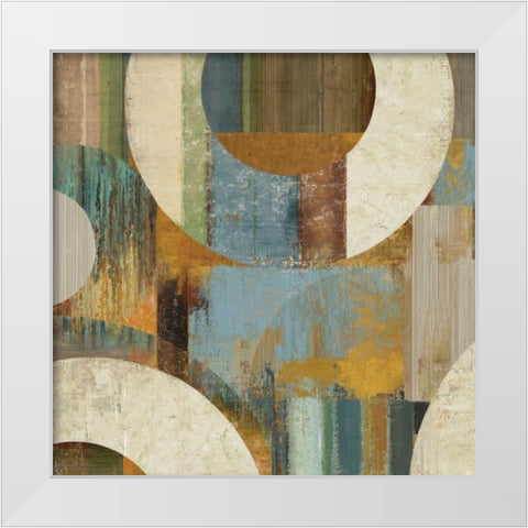 Division II White Modern Wood Framed Art Print by Reeves, Tom