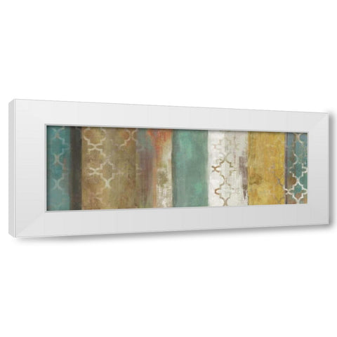 Progression II White Modern Wood Framed Art Print by Reeves, Tom