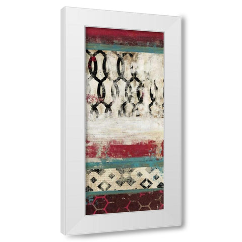 Nouveau I White Modern Wood Framed Art Print by Reeves, Tom
