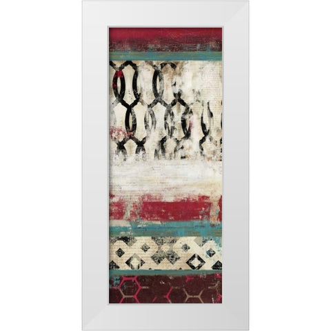 Nouveau I White Modern Wood Framed Art Print by Reeves, Tom