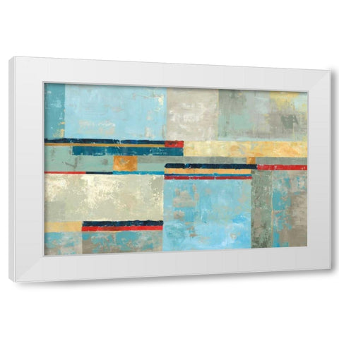 Barcelona III White Modern Wood Framed Art Print by Reeves, Tom