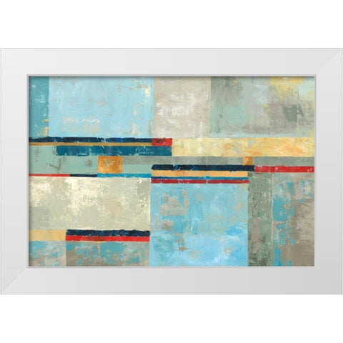 Barcelona III White Modern Wood Framed Art Print by Reeves, Tom