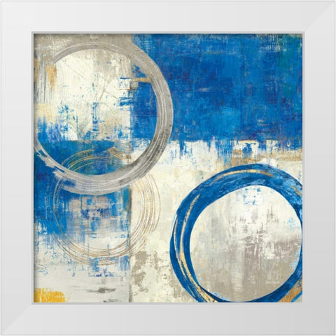 Lingering I White Modern Wood Framed Art Print by Reeves, Tom