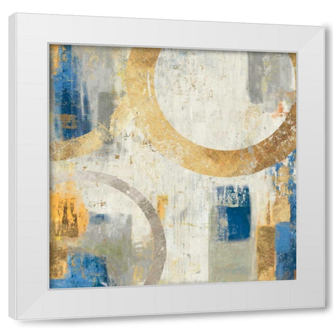Tune I  White Modern Wood Framed Art Print by Reeves, Tom