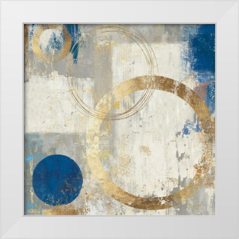 Tune II White Modern Wood Framed Art Print by Reeves, Tom