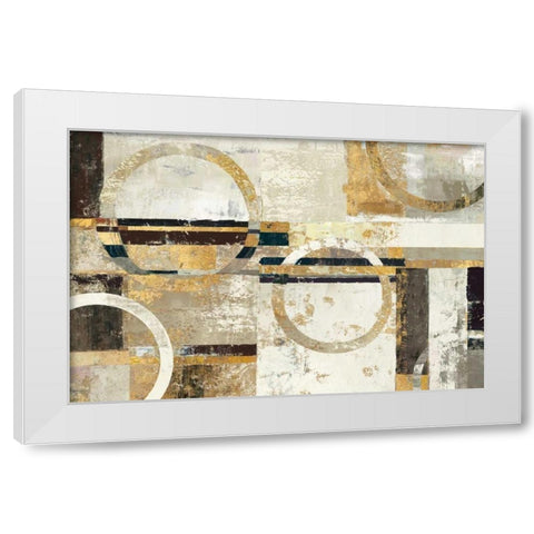 Victoria White Modern Wood Framed Art Print by Reeves, Tom