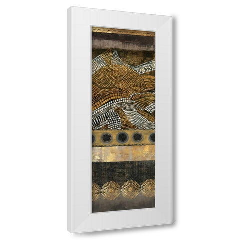 Art Nouveau I White Modern Wood Framed Art Print by Reeves, Tom