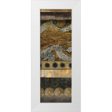 Art Nouveau I White Modern Wood Framed Art Print by Reeves, Tom