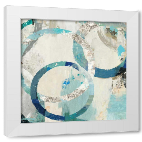 Rio II White Modern Wood Framed Art Print by Reeves, Tom