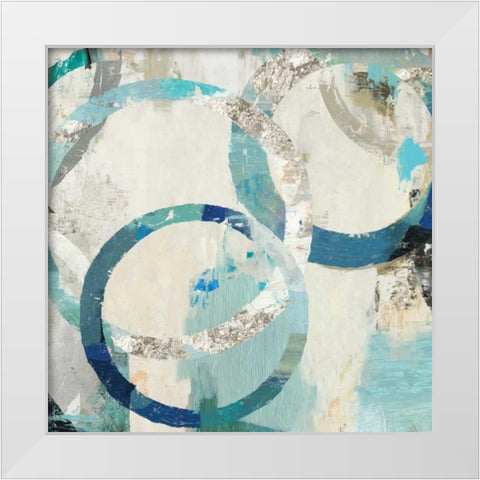 Rio II White Modern Wood Framed Art Print by Reeves, Tom
