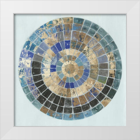 Ionic White Modern Wood Framed Art Print by Reeves, Tom