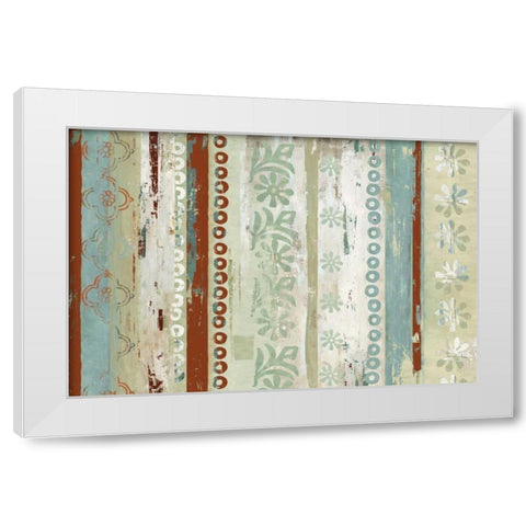 Rustic White Modern Wood Framed Art Print by Reeves, Tom