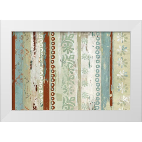 Rustic White Modern Wood Framed Art Print by Reeves, Tom