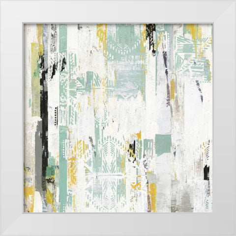 Spring II White Modern Wood Framed Art Print by Reeves, Tom