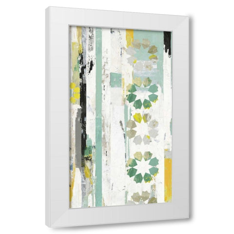 Star I White Modern Wood Framed Art Print by Reeves, Tom