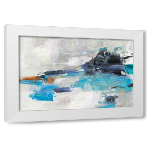 Chord Progression White Modern Wood Framed Art Print by Reeves, Tom