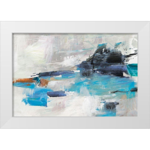 Chord Progression White Modern Wood Framed Art Print by Reeves, Tom