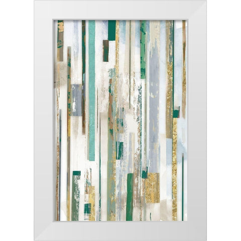 Altered Scale White Modern Wood Framed Art Print by Reeves, Tom