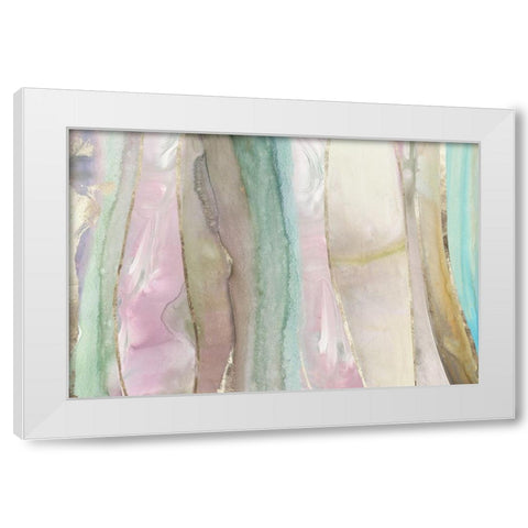 Reduction White Modern Wood Framed Art Print by Reeves, Tom
