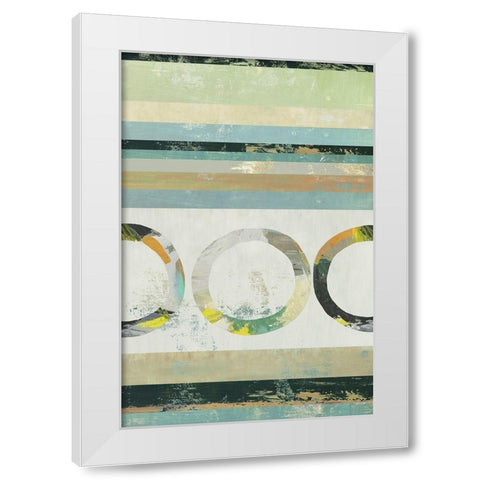 Solitude I White Modern Wood Framed Art Print by Reeves, Tom