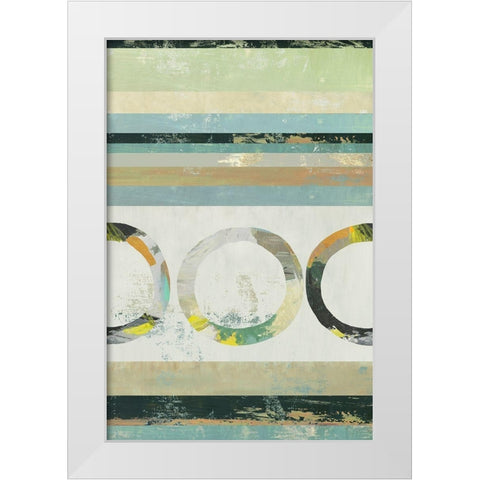Solitude I White Modern Wood Framed Art Print by Reeves, Tom