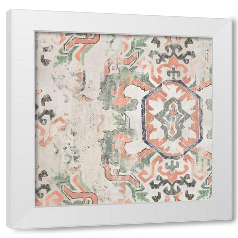 Oriental Rug II  White Modern Wood Framed Art Print by Reeves, Tom
