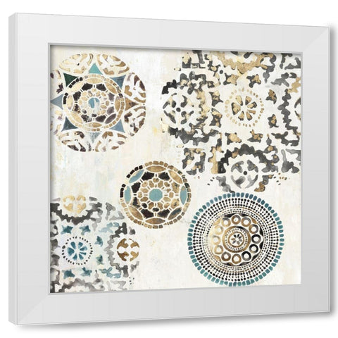 Rounded II  White Modern Wood Framed Art Print by Reeves, Tom