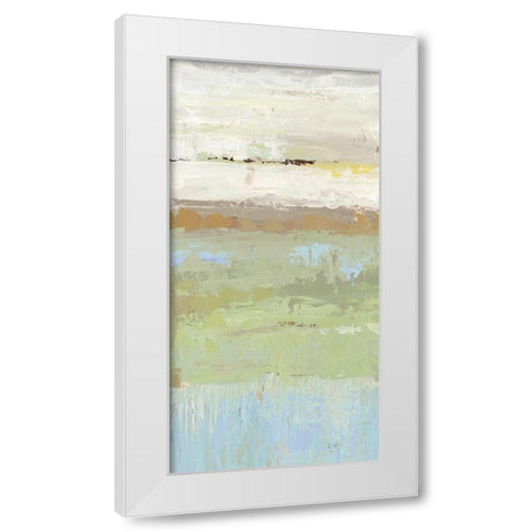 Enclosure I  White Modern Wood Framed Art Print by Reeves, Tom