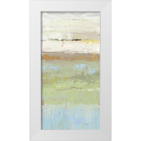 Enclosure I  White Modern Wood Framed Art Print by Reeves, Tom
