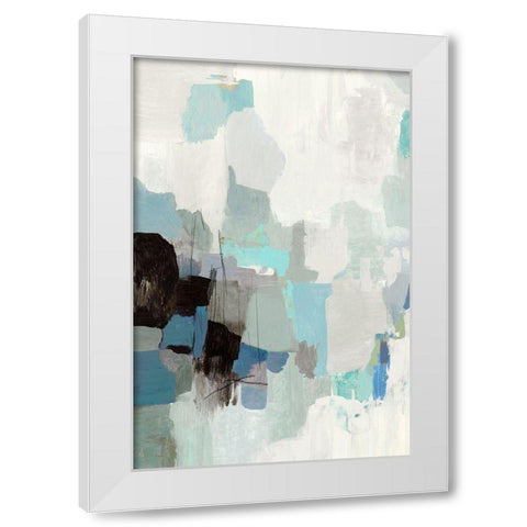 Pellucid  White Modern Wood Framed Art Print by Tom Reeves