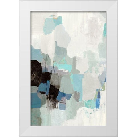 Pellucid  White Modern Wood Framed Art Print by Tom Reeves