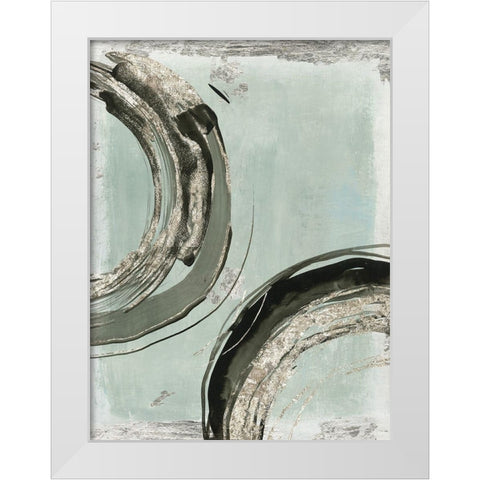 Consistent I  White Modern Wood Framed Art Print by Tom Reeves